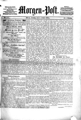 Morgenpost Samstag 3. Oktober 1874