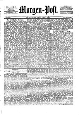 Morgenpost Dienstag 13. Oktober 1874