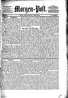 Morgenpost Dienstag 20. Oktober 1874