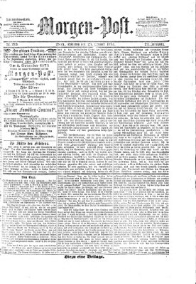 Morgenpost Sonntag 25. Oktober 1874