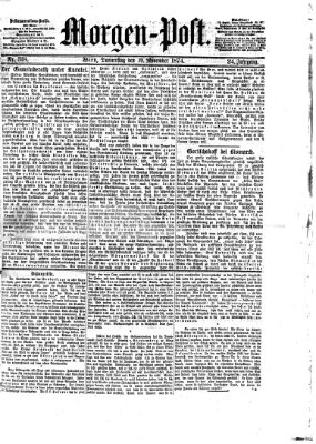 Morgenpost Donnerstag 19. November 1874