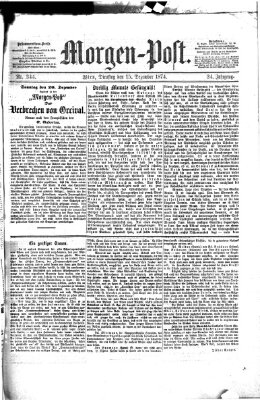 Morgenpost Dienstag 15. Dezember 1874