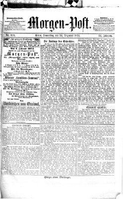 Morgenpost Donnerstag 24. Dezember 1874