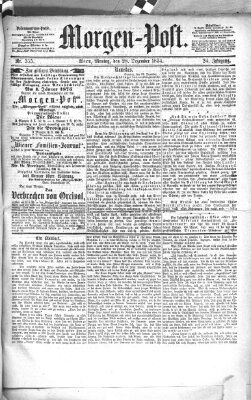 Morgenpost Montag 28. Dezember 1874