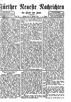 Fürther neueste Nachrichten für Stadt und Land (Fürther Abendzeitung) Freitag 30. Januar 1874