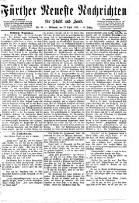 Fürther neueste Nachrichten für Stadt und Land (Fürther Abendzeitung) Mittwoch 22. April 1874