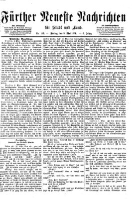 Fürther neueste Nachrichten für Stadt und Land (Fürther Abendzeitung) Freitag 8. Mai 1874