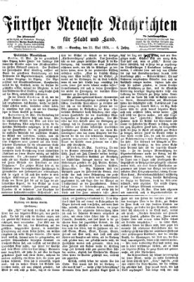 Fürther neueste Nachrichten für Stadt und Land (Fürther Abendzeitung) Samstag 23. Mai 1874