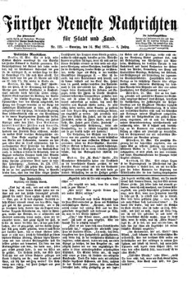 Fürther neueste Nachrichten für Stadt und Land (Fürther Abendzeitung) Sonntag 24. Mai 1874