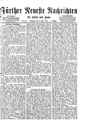 Fürther neueste Nachrichten für Stadt und Land (Fürther Abendzeitung) Sonntag 14. Juni 1874