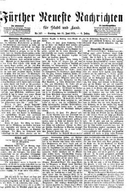 Fürther neueste Nachrichten für Stadt und Land (Fürther Abendzeitung) Sonntag 21. Juni 1874