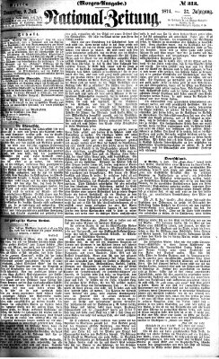 Nationalzeitung Donnerstag 9. Juli 1874