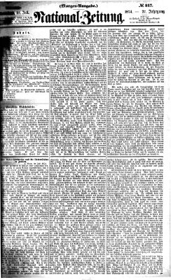 Nationalzeitung Samstag 11. Juli 1874