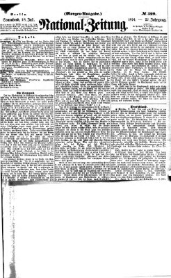 Nationalzeitung Samstag 18. Juli 1874