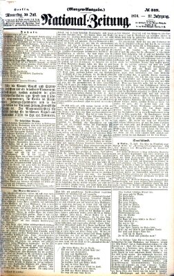 Nationalzeitung Donnerstag 30. Juli 1874