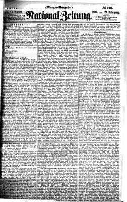 Nationalzeitung Freitag 14. August 1874