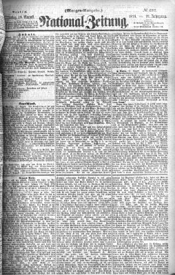 Nationalzeitung Dienstag 18. August 1874