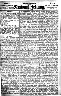 Nationalzeitung Samstag 29. August 1874