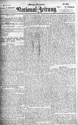 Nationalzeitung Mittwoch 2. September 1874