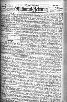 Nationalzeitung Freitag 4. September 1874