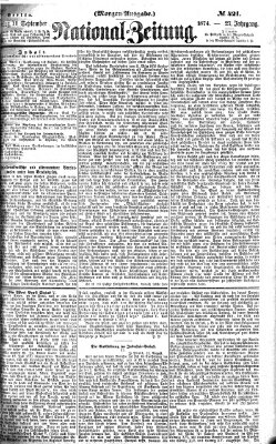 Nationalzeitung Freitag 11. September 1874