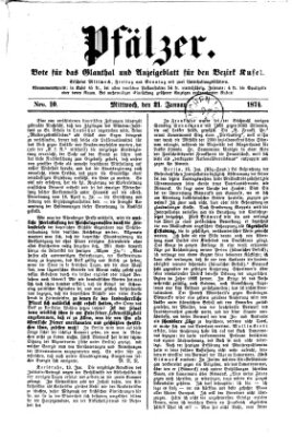 Pfälzer Mittwoch 21. Januar 1874