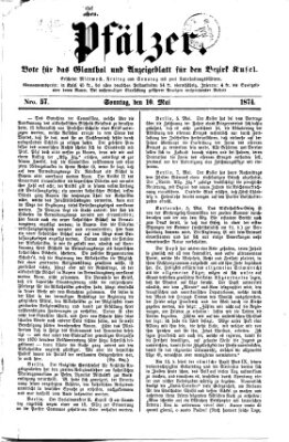 Pfälzer Sonntag 10. Mai 1874