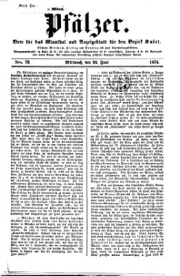 Pfälzer Mittwoch 24. Juni 1874