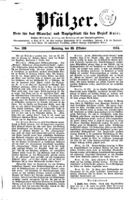 Pfälzer Sonntag 25. Oktober 1874