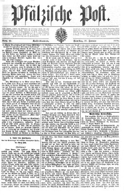 Pfälzische Post Samstag 17. Januar 1874