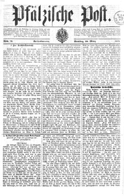 Pfälzische Post Samstag 28. März 1874