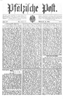 Pfälzische Post Mittwoch 20. Mai 1874