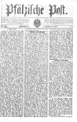 Pfälzische Post Samstag 30. Mai 1874