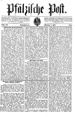 Pfälzische Post Montag 1. Juni 1874