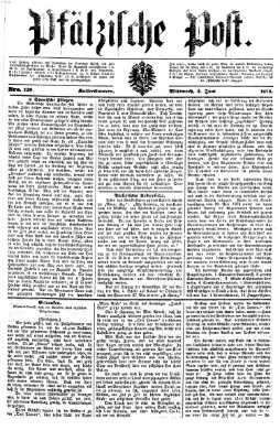 Pfälzische Post Mittwoch 3. Juni 1874