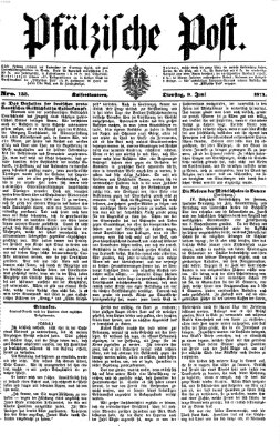 Pfälzische Post Dienstag 9. Juni 1874