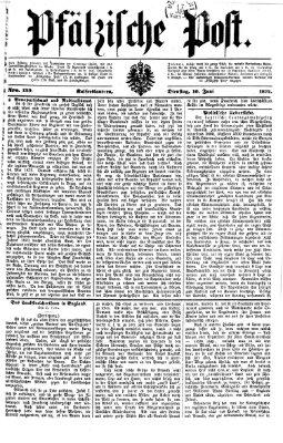 Pfälzische Post Dienstag 16. Juni 1874