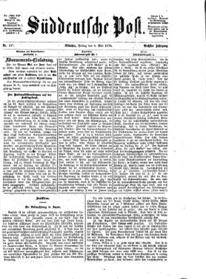 Süddeutsche Post Freitag 8. Mai 1874