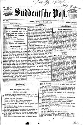 Süddeutsche Post Freitag 31. Juli 1874