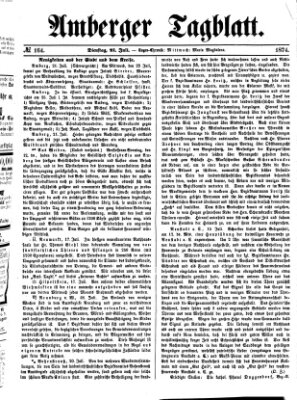 Amberger Tagblatt Dienstag 21. Juli 1874