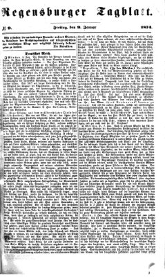 Regensburger Tagblatt Freitag 9. Januar 1874