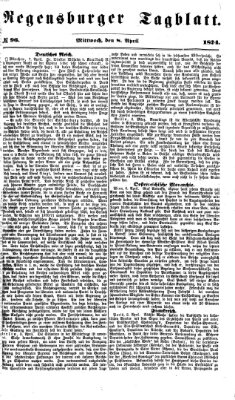 Regensburger Tagblatt Mittwoch 8. April 1874