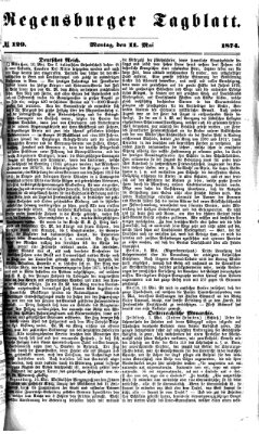 Regensburger Tagblatt Montag 11. Mai 1874