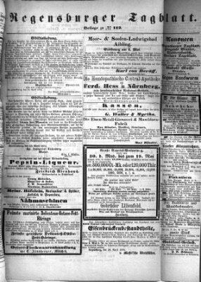 Regensburger Tagblatt Freitag 24. April 1874