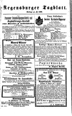 Regensburger Tagblatt Donnerstag 21. Mai 1874