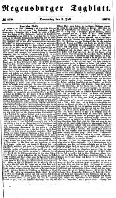 Regensburger Tagblatt Donnerstag 2. Juli 1874