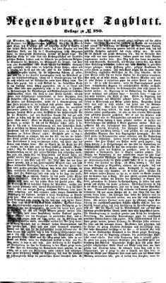 Regensburger Tagblatt Freitag 3. Juli 1874