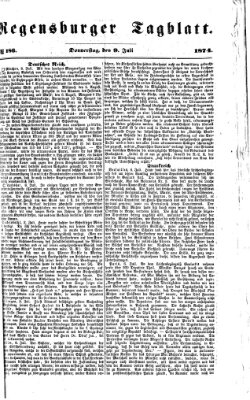 Regensburger Tagblatt Donnerstag 9. Juli 1874