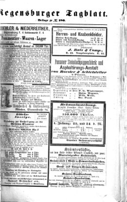 Regensburger Tagblatt Donnerstag 9. Juli 1874