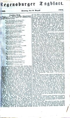 Regensburger Tagblatt Sonntag 9. August 1874